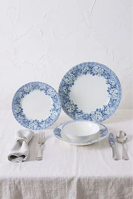 Flora 24 Parça 6 Kişilik Yemek Takımı - 1