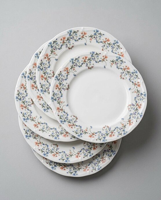 Lily 6 Parça 25 cm Servis-Sunum Tabağı - 