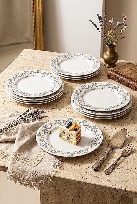 Lily 6 Parça 25 cm Servis-Sunum Tabağı - 