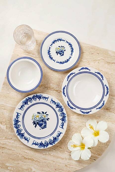 Rhapsody Blue 24 Parça 6 Kişilik Yemek Takımı - 5