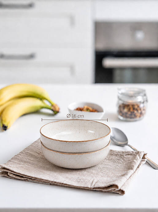 Tulu Porselen Modern 2 Parça 20 cm Bowl Kase - 6