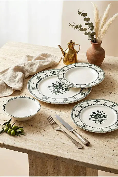 Verdante 24 Parça 6 Kişilik Yemek Takımı - 1